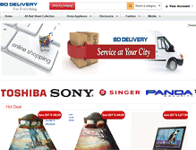 Tablet Screenshot of bddelivery.com